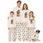 Festive Pug Christmas Family Matching Pajamas