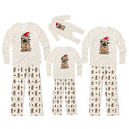 Festive Pug Christmas Family Matching Pajamas