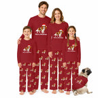 Merry Woofmas Cavalier King Charles Spaniel Family Matching Christmas Pajamas