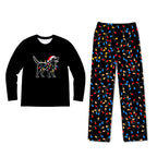 Christmas Lights Labrador Retriever Matching Family Pajamas