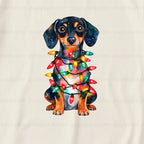 Dachshund Christmas Lights Family Matching Pajamas