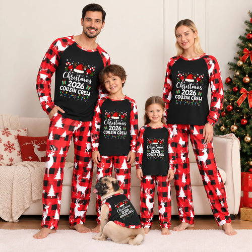 Christmas 2026 Cousin Crew Family Matching Pajamas