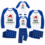 Custom Name Claus Buffalo Plaid Christmas Pajamas