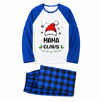Custom Name Claus Buffalo Plaid Christmas Pajamas