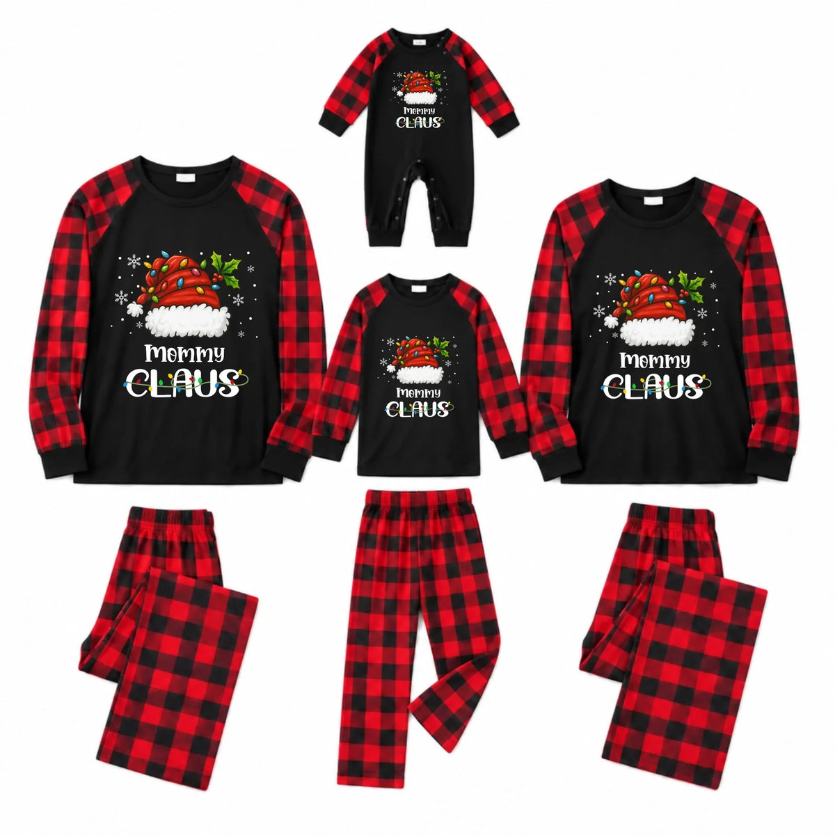 Personalized Claus Family Matching Christmas Pajamas