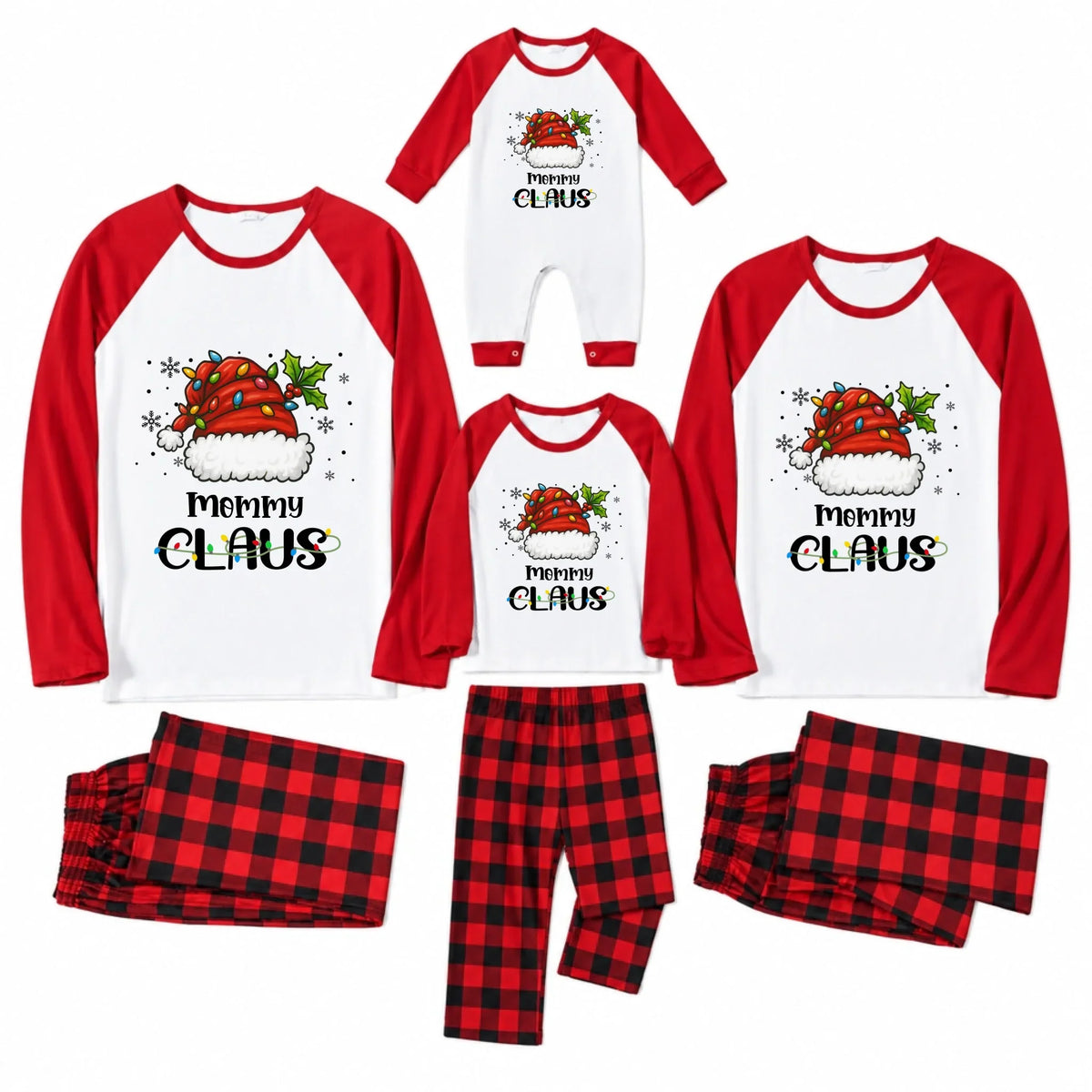 Personalized Claus Family Matching Christmas Pajamas