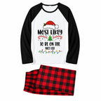 Most Likely To Christmas Plaid Family Matching Pajamas