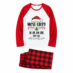 Most Likely To Christmas Plaid Family Matching Pajamas