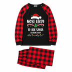 Most Likely To Christmas Plaid Family Matching Pajamas