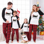Personalized Black Cat Family Matching Christmas Pajamas Live Preview