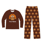 Personalized Turkey Thanksgiving Family Matching Pajamas