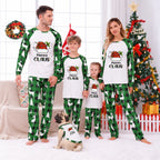 Personalized Claus Buffalo Plaid Family Christmas Pajamas