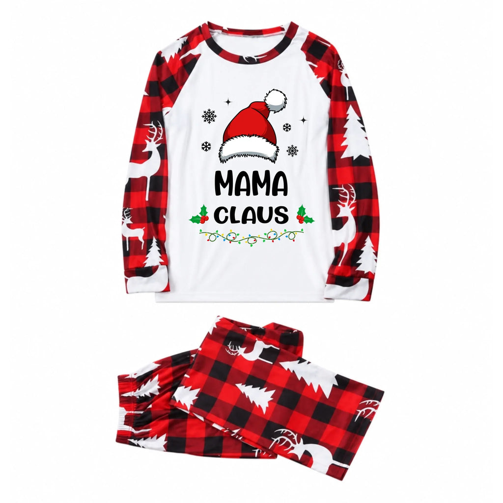 Custom Text Claus Family Matching Christmas Pajamas With Live Preview
