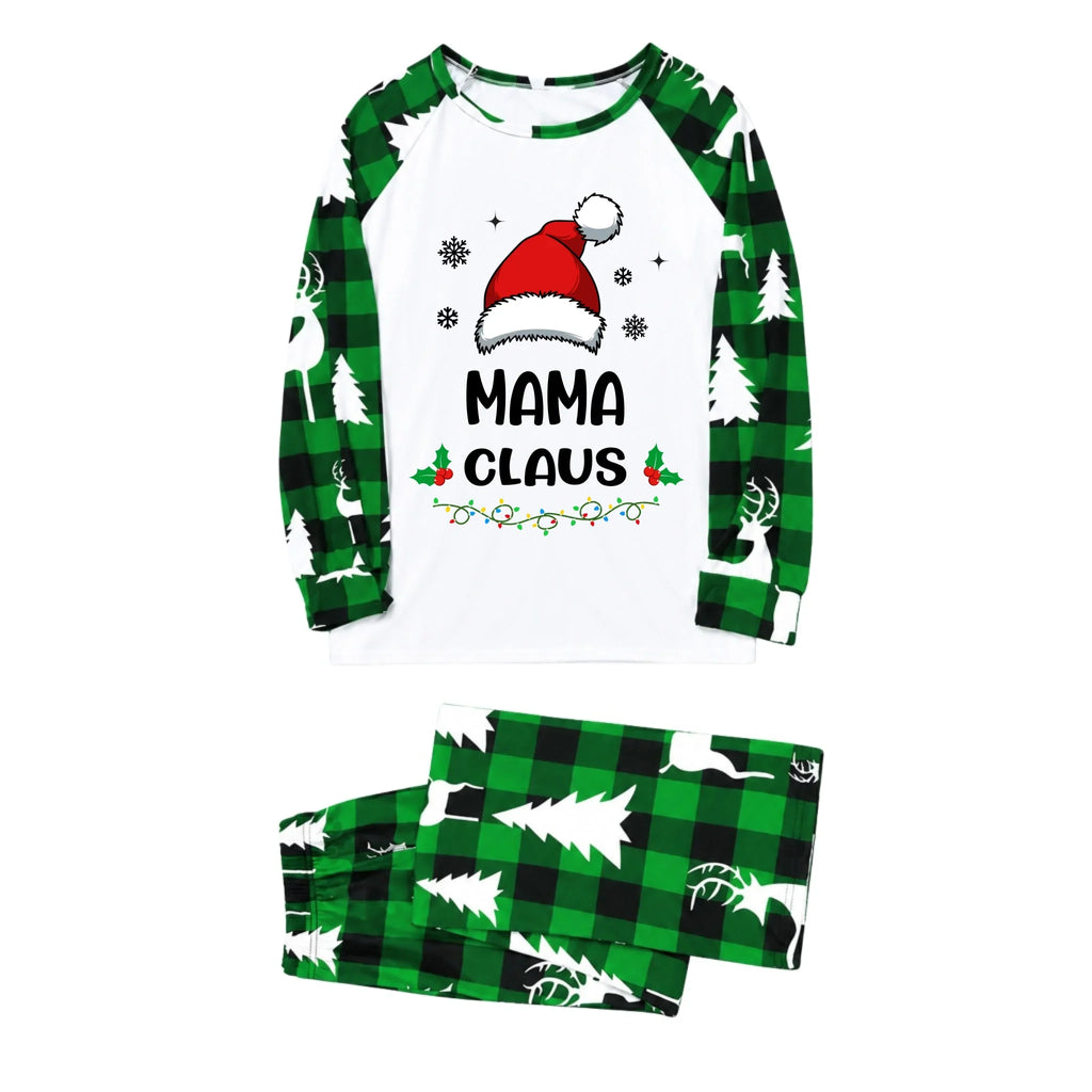 Custom Text Claus Family Matching Christmas Pajamas With Live Preview