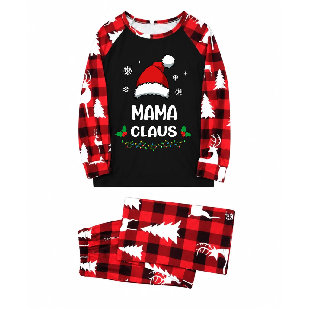 Custom Text Claus Family Matching Christmas Pajamas With Live Preview
