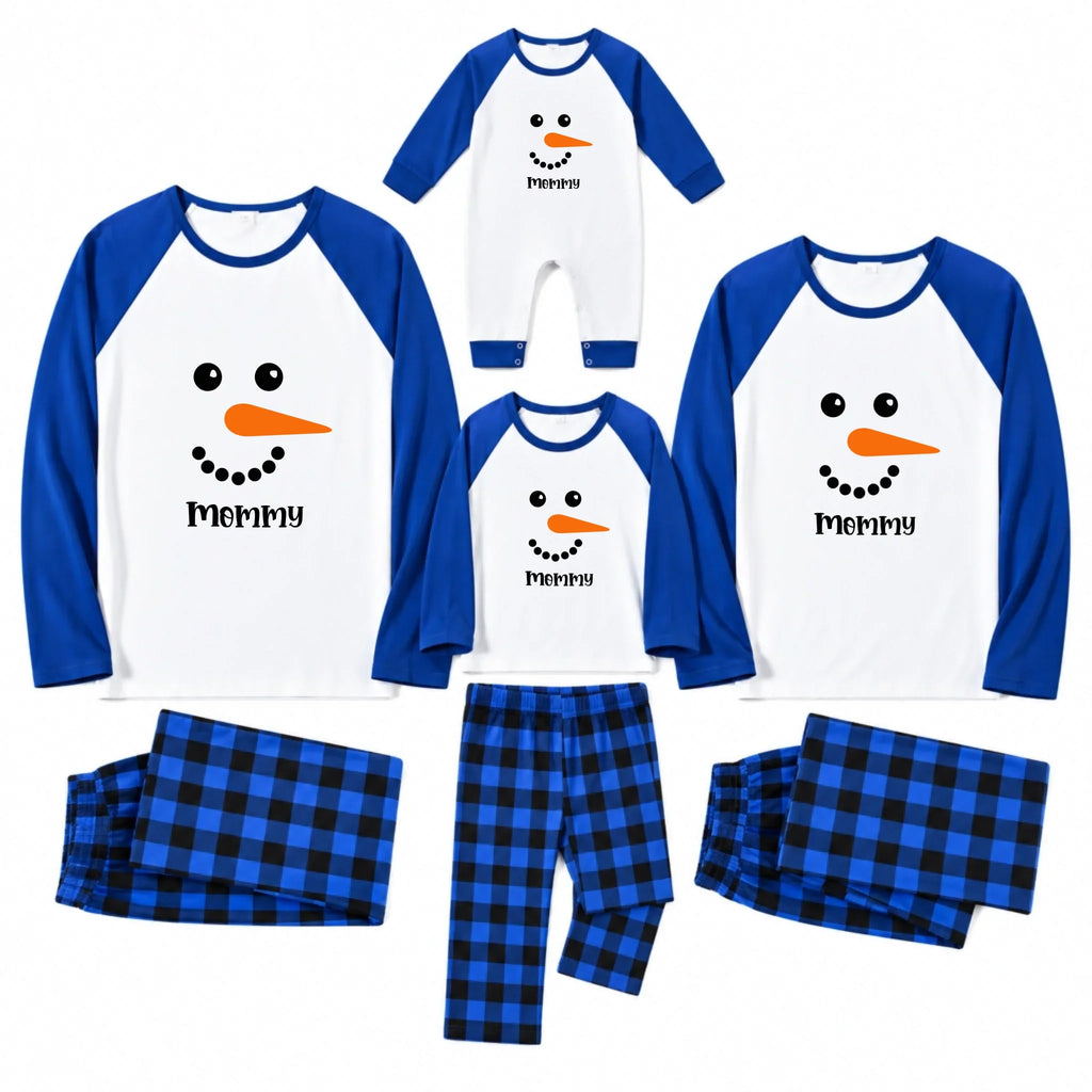 Personalized Snowman Family Matching Christmas Pajamas Live Preview