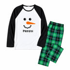 Personalized Snowman Family Matching Christmas Pajamas Live Preview