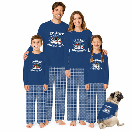 Chillin’ With My Snowmies Family Matching Christmas Pajamas