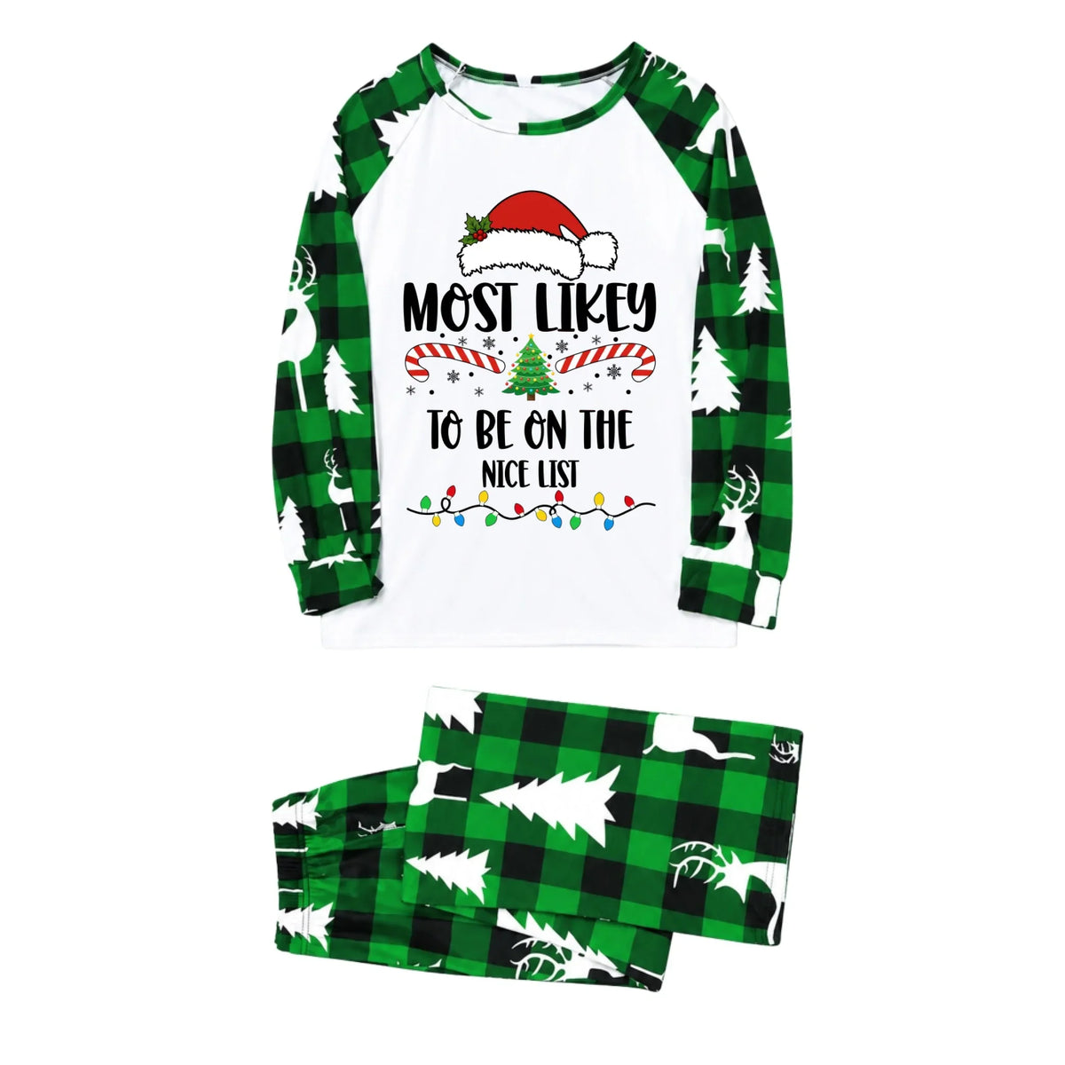Funny Most Likely To Family Matching Christmas Pajamas