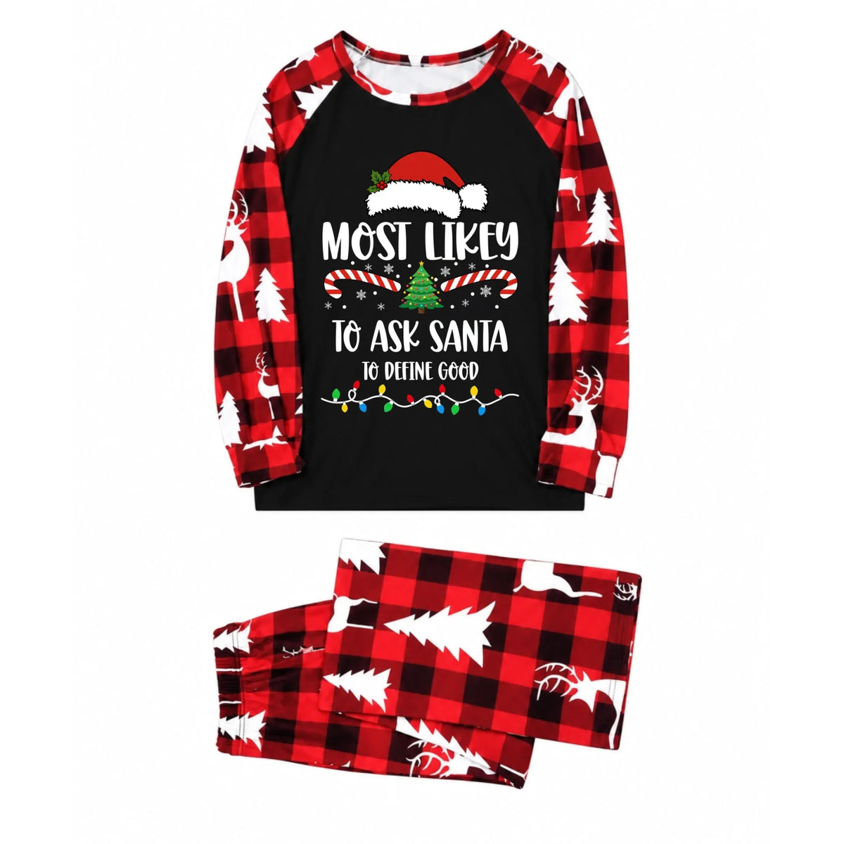 Funny Most Likely To Family Matching Christmas Pajamas
