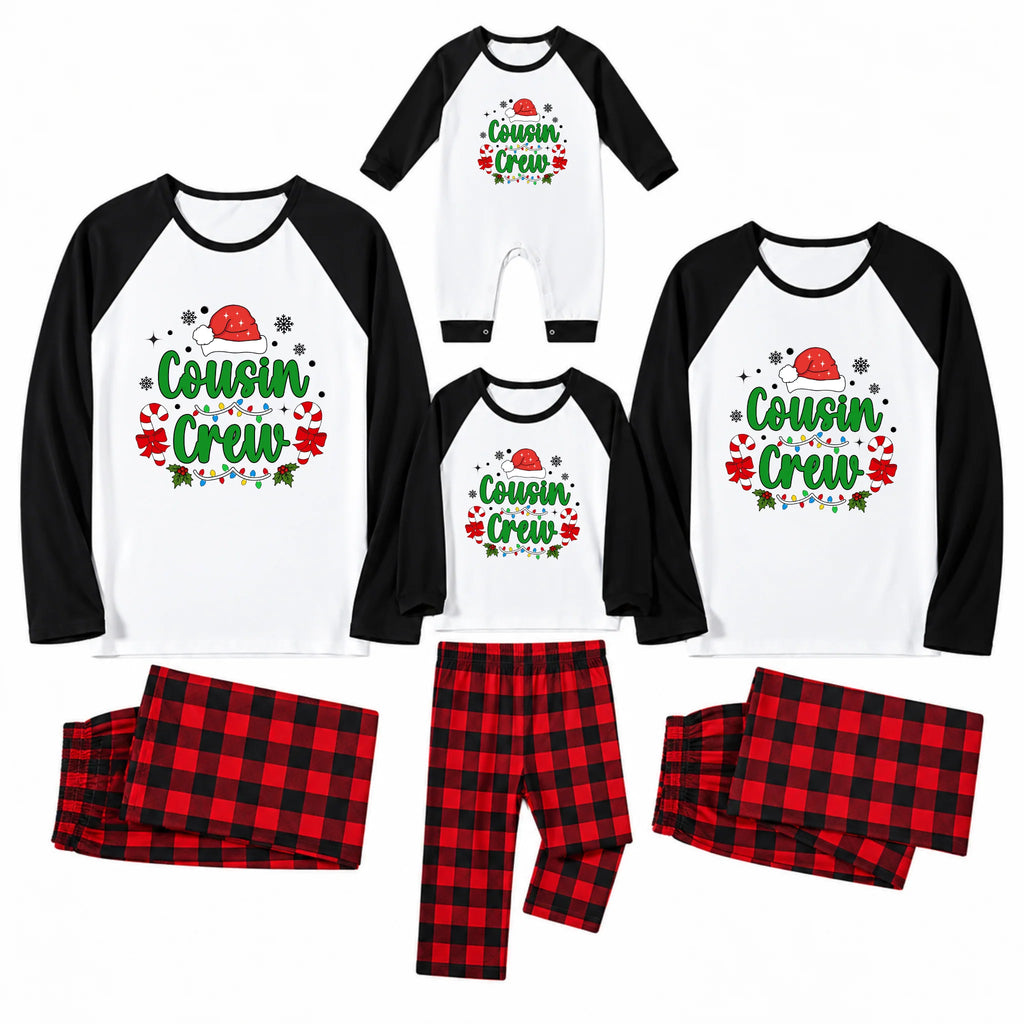 Cousin Crew Family Matching Christmas Pajamas With Pet