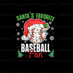 Santa’s Favorite Baseball Fan Family Matching Christmas Pajamas