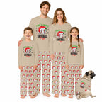 Santa’s Favorite Baseball Fan Family Matching Christmas Pajamas