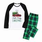 Personalized Family Name Red Truck Christmas Matching Pajamas