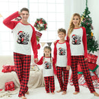 Cute But Feral Raccoon Christmas Family Matching Pajamas