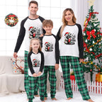 Cute But Feral Raccoon Christmas Family Matching Pajamas