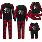 Cute But Feral Raccoon Christmas Family Matching Pajamas