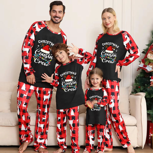 Christmas Cousin Crew Family Matching Pajamas