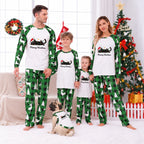 Custom Text Black Cat Family Christmas Pajamas Live Preview