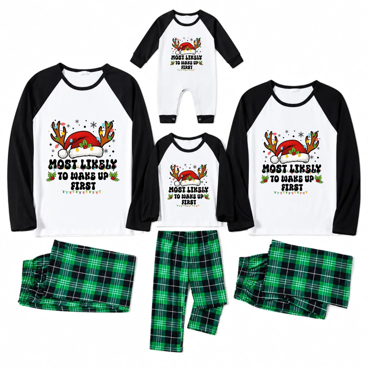 Personalized Most Likely To Christmas Family Matching Pajamas