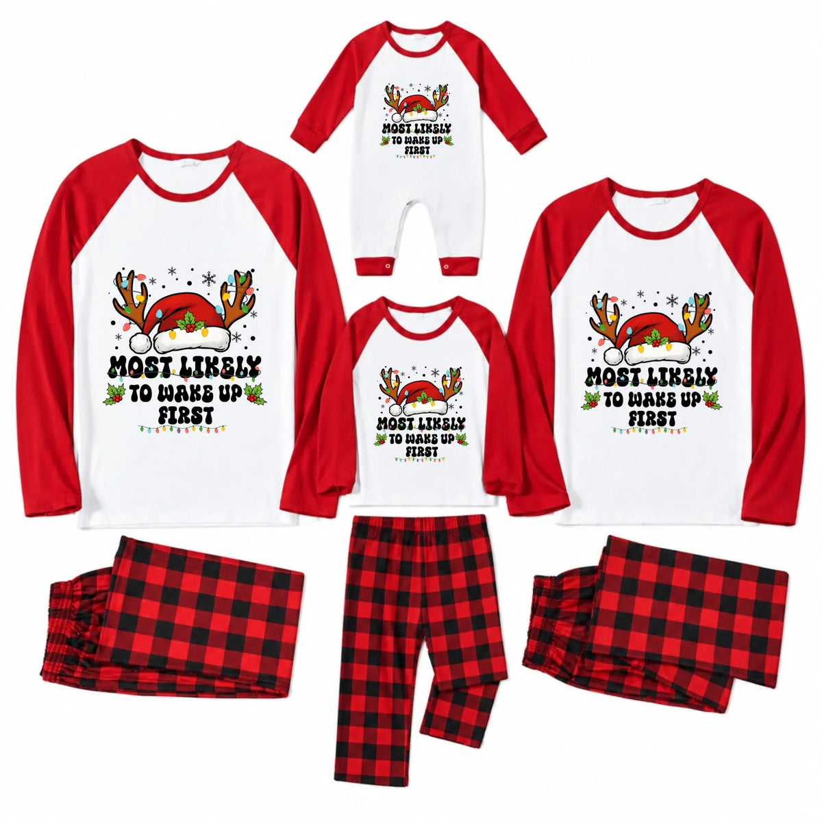 Personalized Most Likely To Christmas Family Matching Pajamas